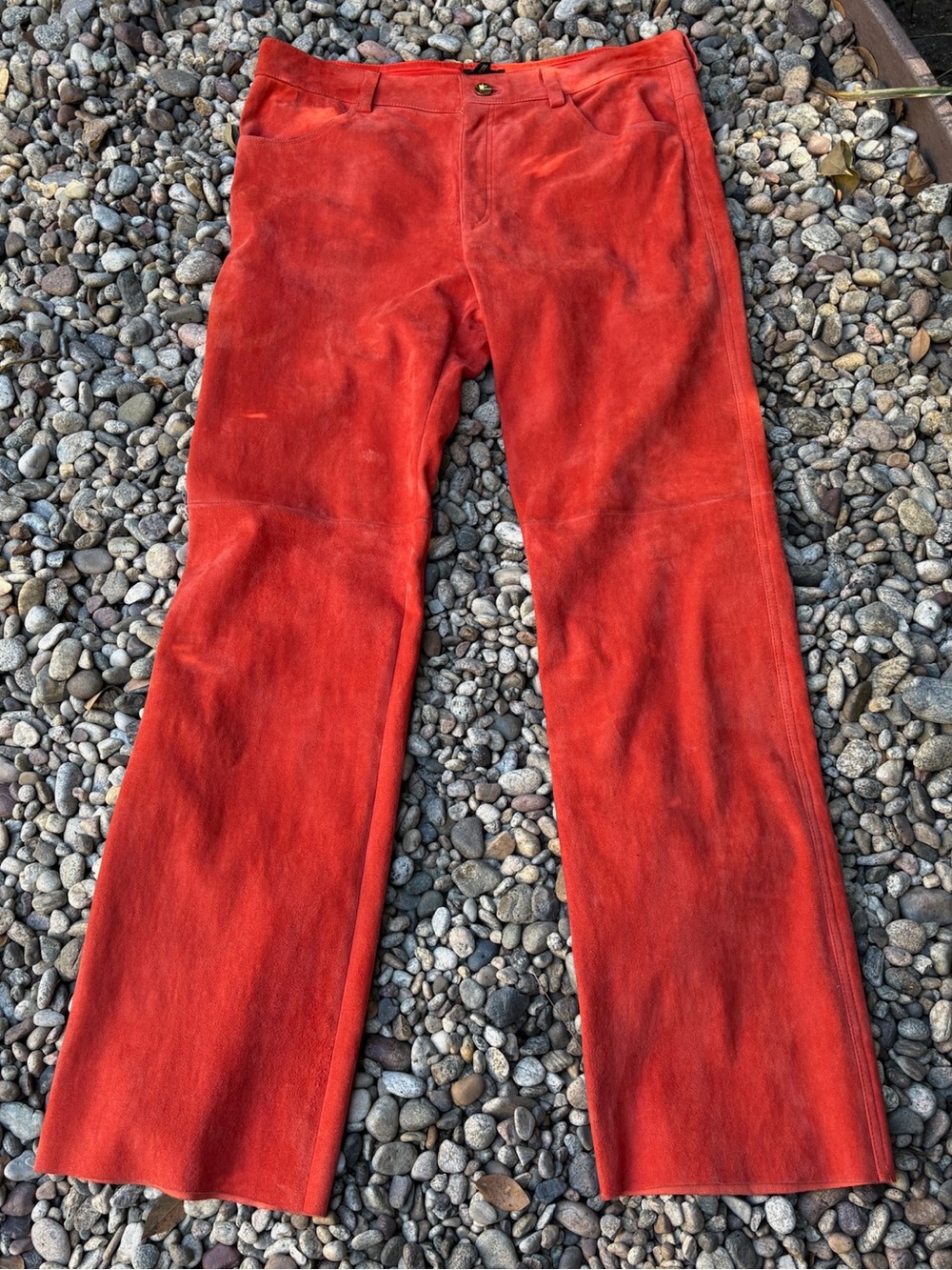 Escada leather pants with articulated knees - Size 44